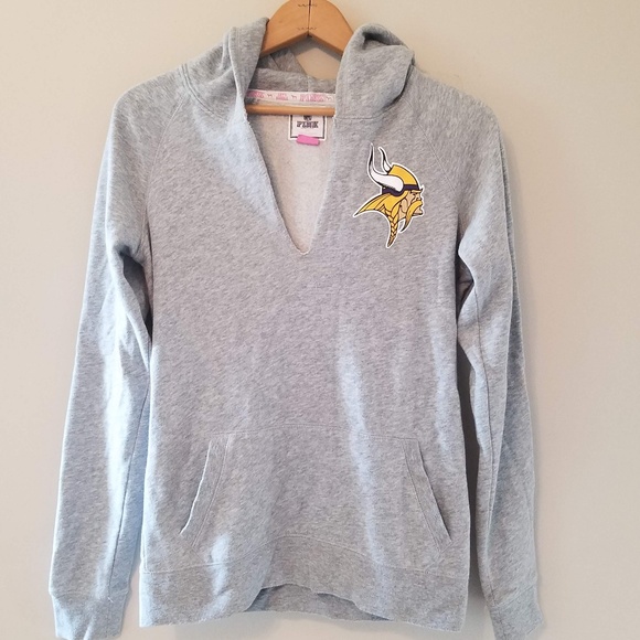 PINK Victoria's Secret Tops - Victoria's Secret PINK NFL Minnesota Vikings sweat